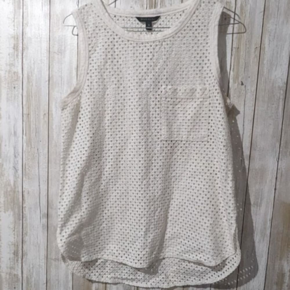 Banana Republic eyelet print all see thru